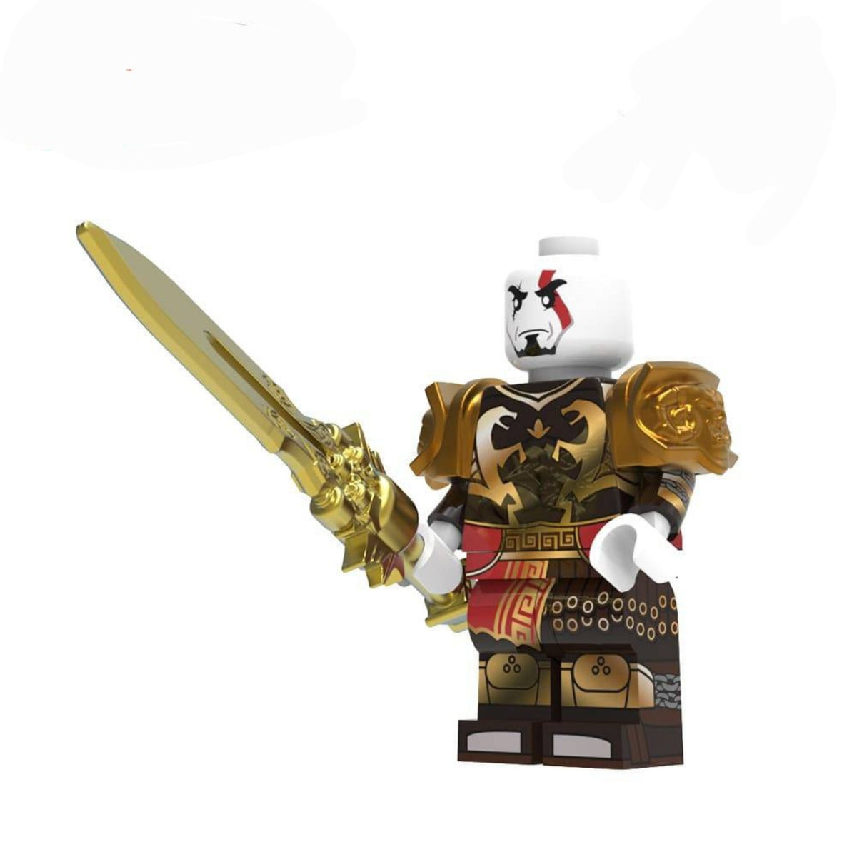 Kratos & God Armor / God of War / Spartan Warrior LEGO compatible minifigure