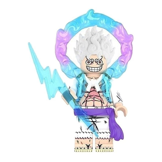 Luffy / Gear 5 / Shock / Lightning / One Piece / Minifigure / LEGO Compatible