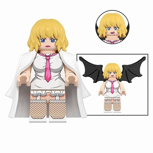 Stussy / White Coat / Bat Wings / One Piece LEGO compatible minifigure