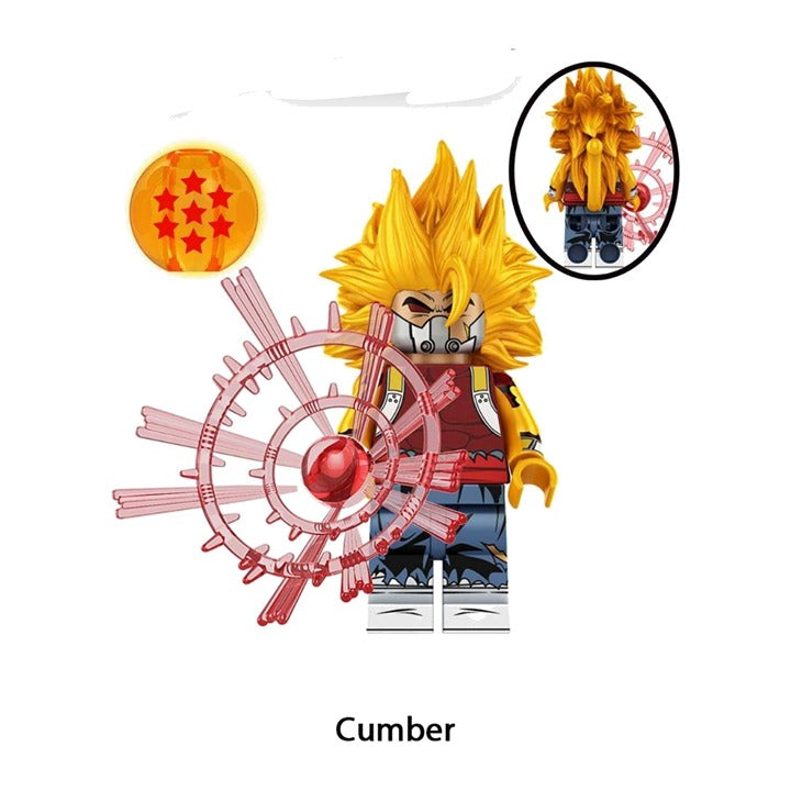 Cumber / Evil Saiyan / Dragon Ball Heroes / Minifigure / LEGO Compatible