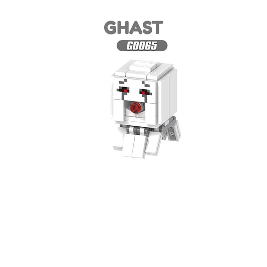 Attacking Ghast / Block World Pixel Ghost / Minifigure / LEGO Compatible