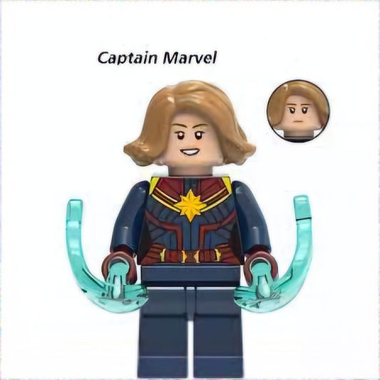 Captain Marvel Carol Danvers / Marvel / Minifigure / LEGO Compatible