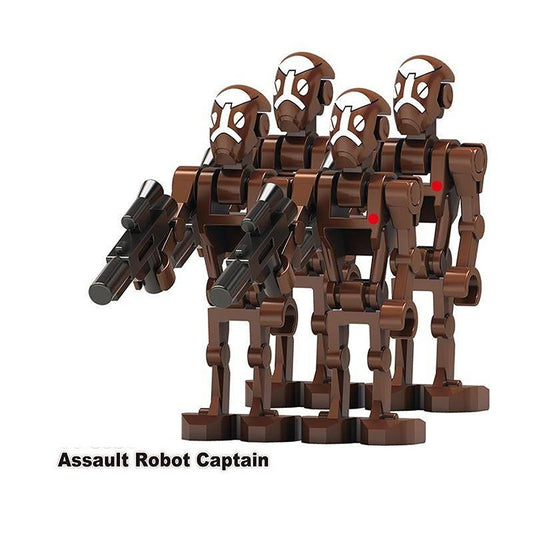 Commando Droid Captain (x4) / Star Wars / 4 Minifigures / LEGO Compatible