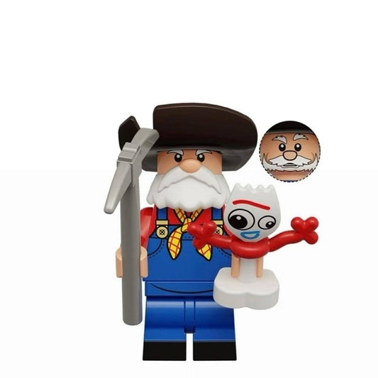 Stinky Pete / Prospector / Pickaxe / Toy Story LEGO compatible minifigure