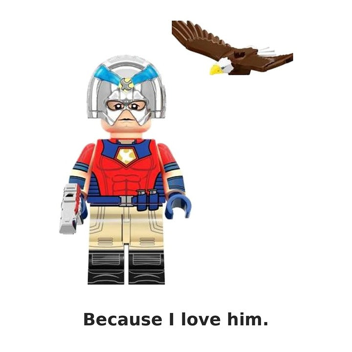 Peacemaker and Eagly / DC / Minifigure / LEGO Compatible