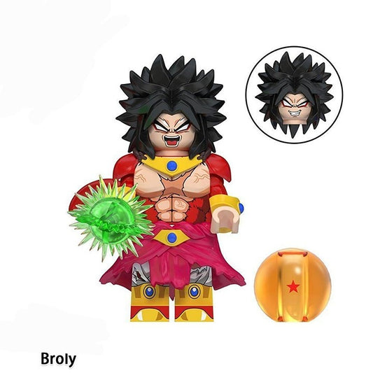 Broly / Super Saiyan 4 / Red / Dragon Ball / Minifigure / LEGO Compatible
