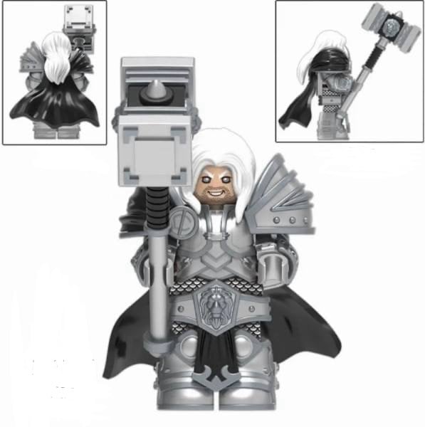 Arthas Menethil V2 / Warcraft LEGO compatible minifigure