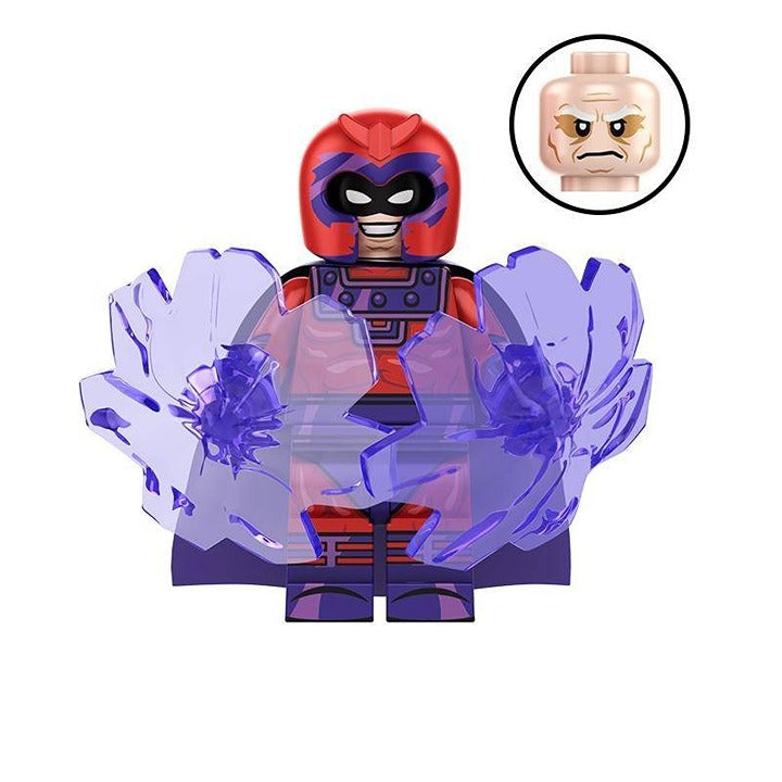 Magneto X-Men 97 with Cape and Helmet / Minifigure / LEGO Compatible