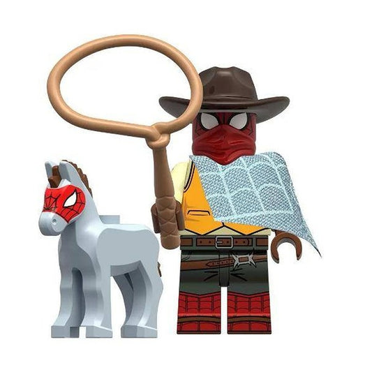 Web-Slinger Cowboy Spider-Man / Spider-Verse / Minifigure / LEGO Compatible
