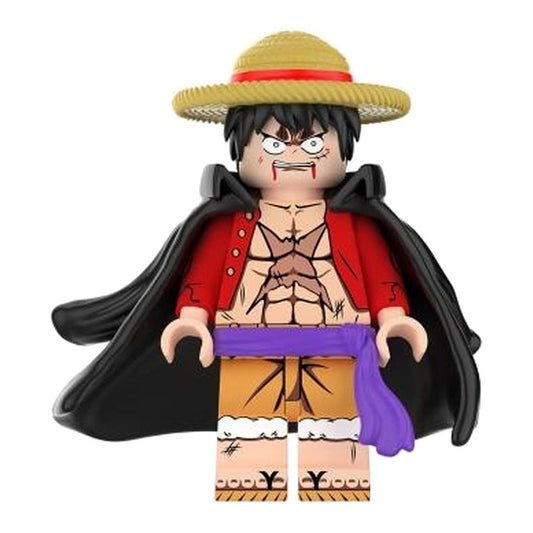 Luffy / Emperor / Black Cape / One Piece / Minifigure / LEGO Compatible