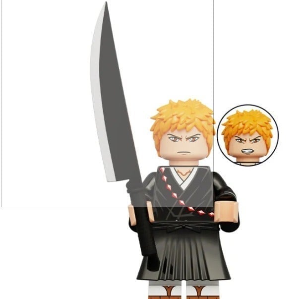 Kurosaki Ichigo / Bleach LEGO compatible minifigure