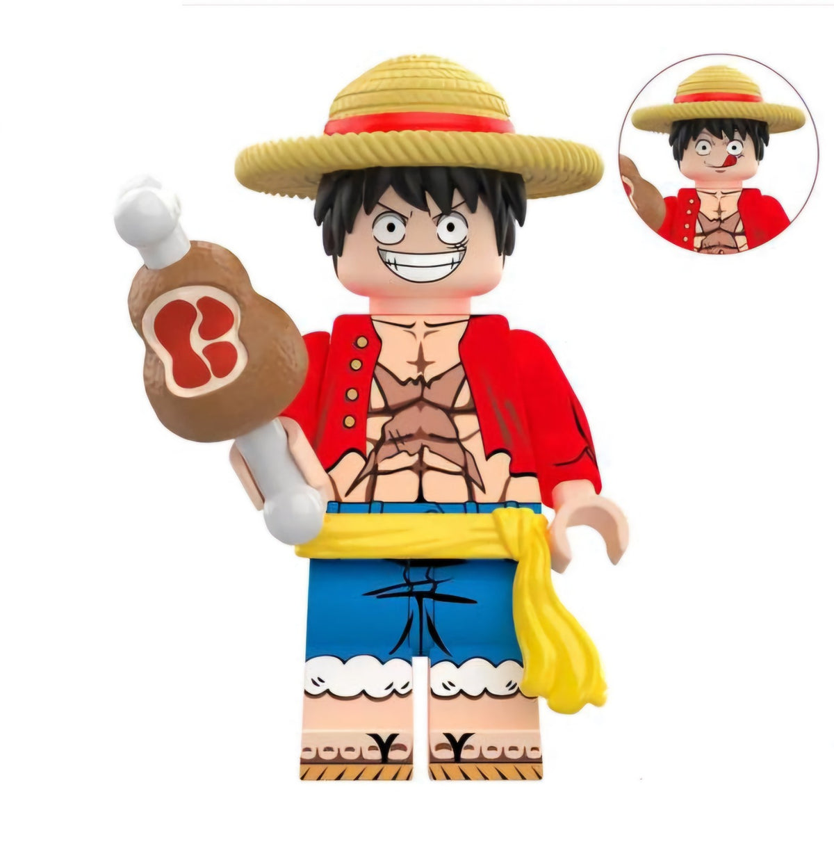 Tongue-Out Luffy / One Piece / Anime / Minifigure / LEGO Compatible