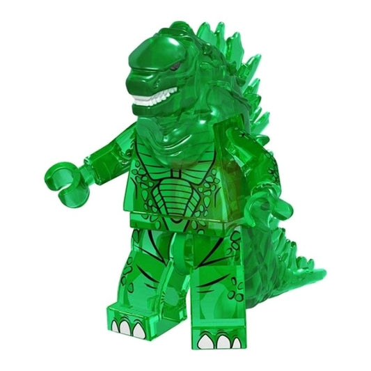 Lime Green Godzilla / Crystal Kaiju / Minifigure / LEGO Compatible