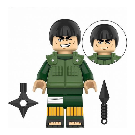 Might Guy / Jonin / Green Flak Vest / Naruto / Minifigure / LEGO Compatible