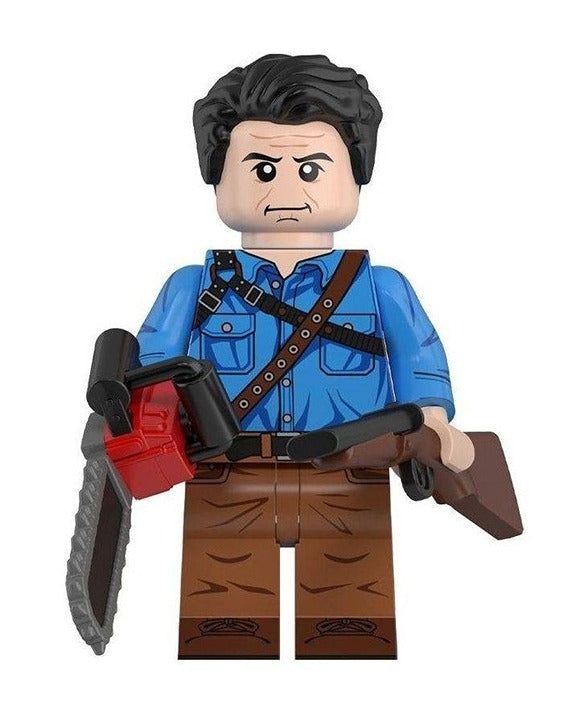 Ash Williams / Chainsaw / Shotgun / Evil Dead LEGO compatible minifigure