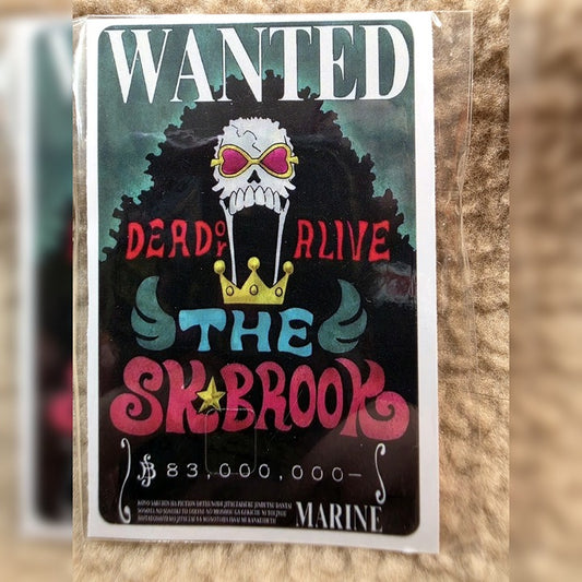 Brook Wanted Credit Card Skin Sticker