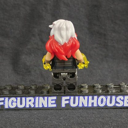 Rogue X-Men '97 / Red Hair / Flaming Hands / Minifigure / LEGO Compatible