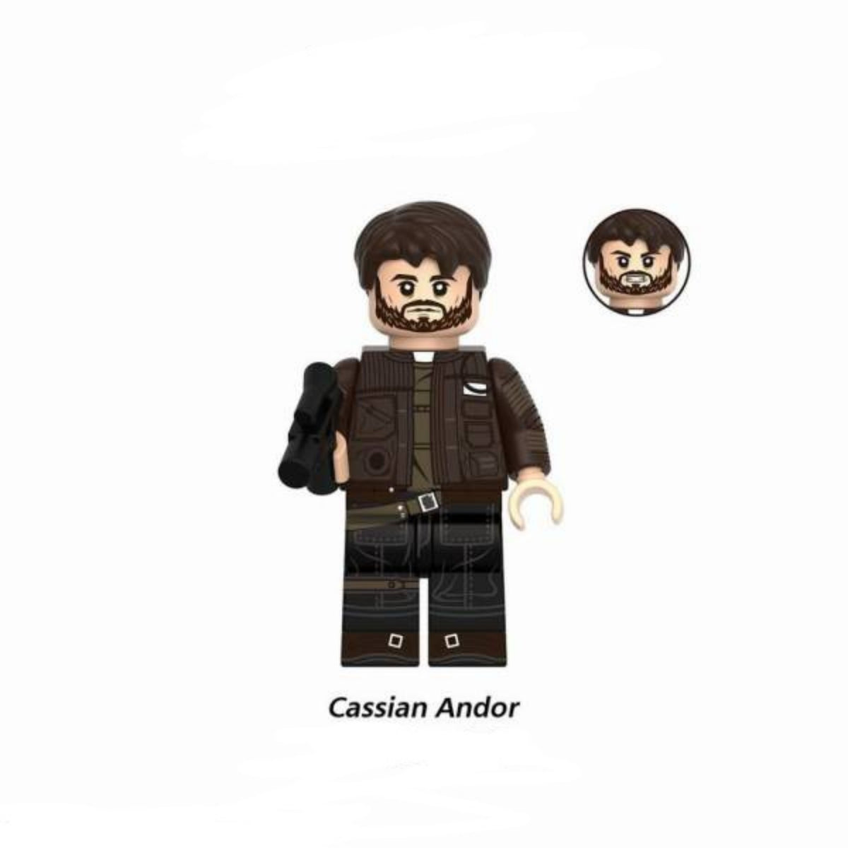 Cassian Andor / Rogue One Rebel Spy LEGO compatible minifigure