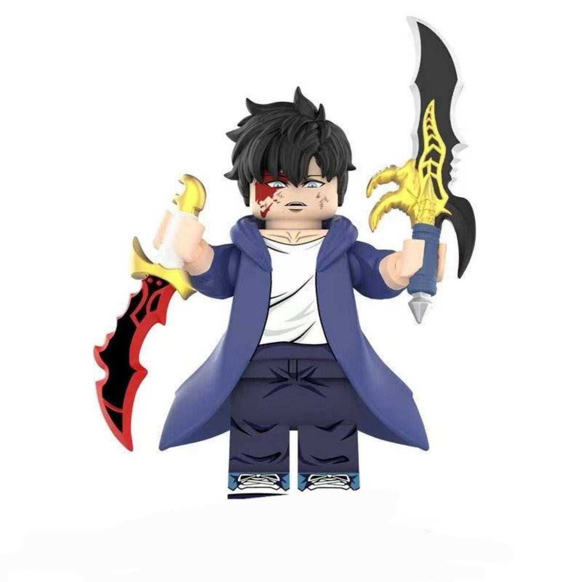 Sung Jin-Woo with Dual Daggers / Solo Leveling / LEGO Compatible
