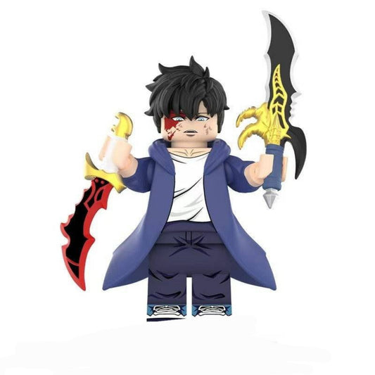 Sung Jin-Woo with Dual Daggers / Solo Leveling / LEGO Compatible