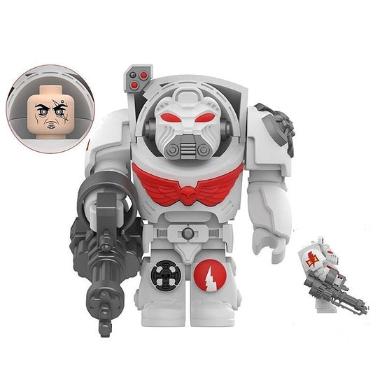 WS Space Marine / White / Tabletop / Minifigure / LEGO Compatible
