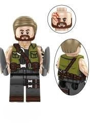 Kano / Black Dragon / Cyber Eye / Mortal Kombat / Minifigure / LEGO Compatible