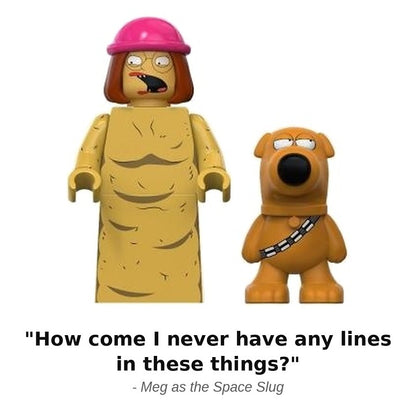 Meg Griffin Space Slug Family Guy Star Wars Minifigure / LEGO Compatible