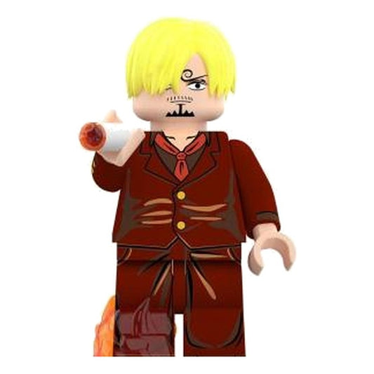 Sanji / Red Suit / Onigashima / One Piece / Minifigure / LEGO Compatible