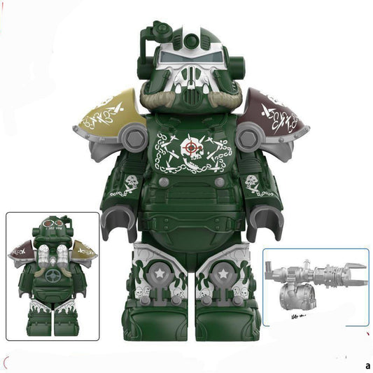 T-51 Power Armor (Gunner Captain) / Fallout LEGO compatible minifigure