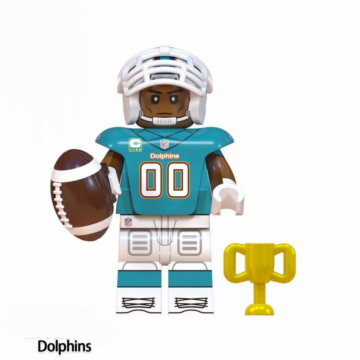 Miami Dolphins / NFL / Football / Minifigure / LEGO Compatible