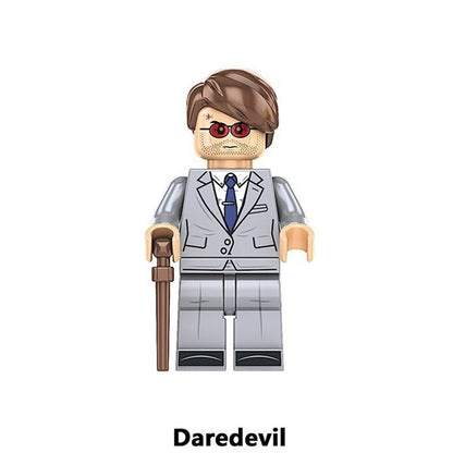 Matt Murdock (Brown Cane) / Daredevil / Marvel / Minifigure / LEGO Compatible