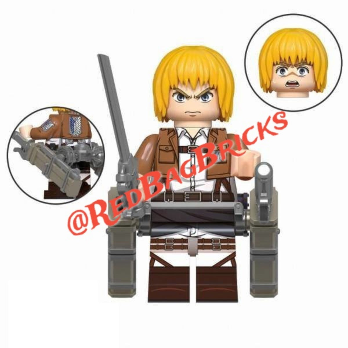 Armin Arlert / Attack on Titan / Anime LEGO compatible minifigure
