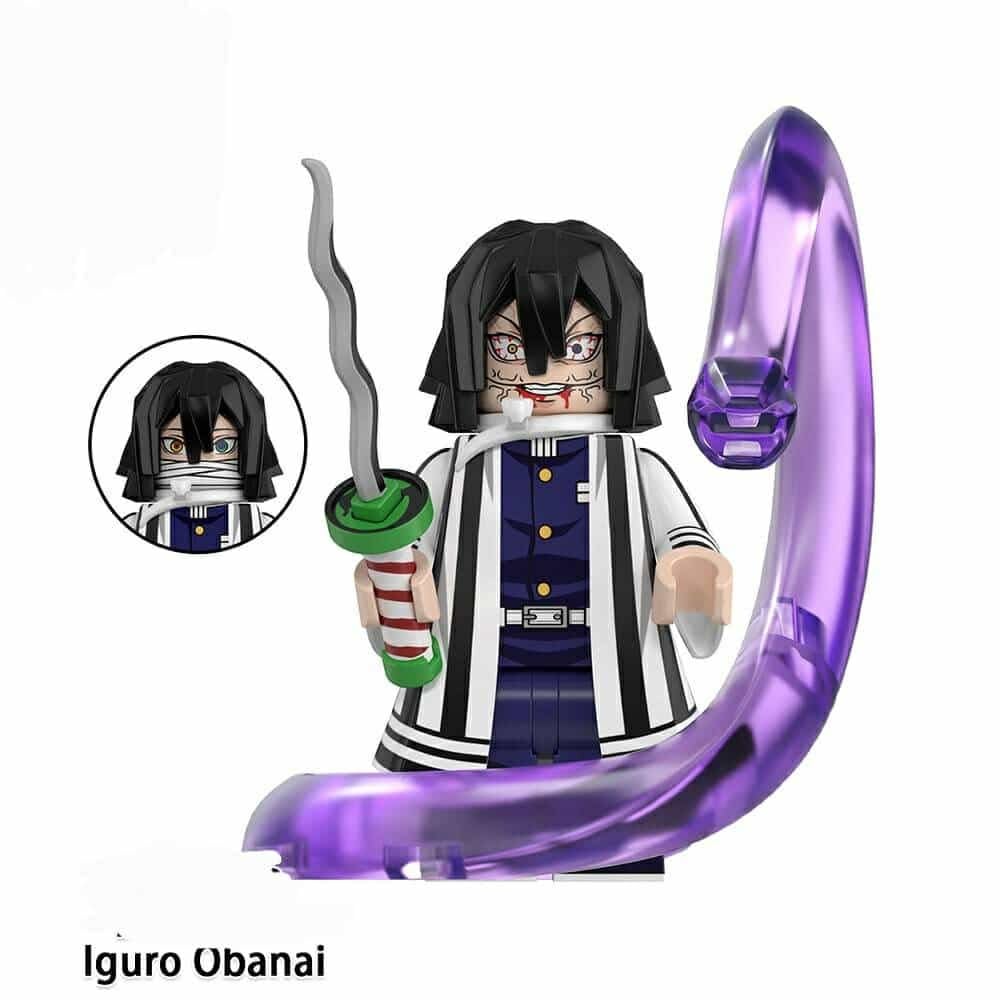 Iguro Obanai / Demon Slayer / Premium LEGO compatible minifigure