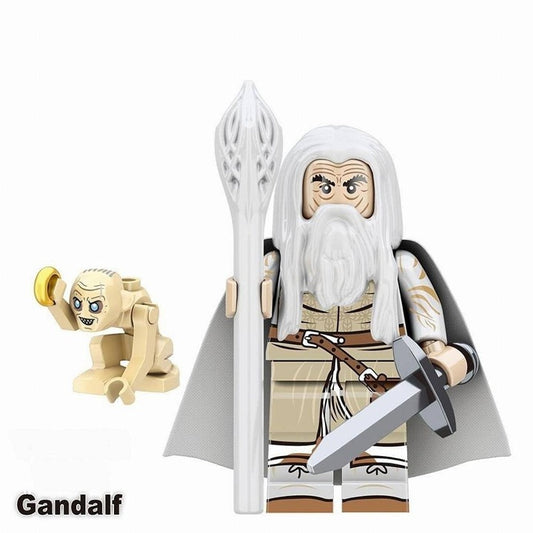 Gandalf the White / Staff / Lord of the Rings LEGO compatible minifigure