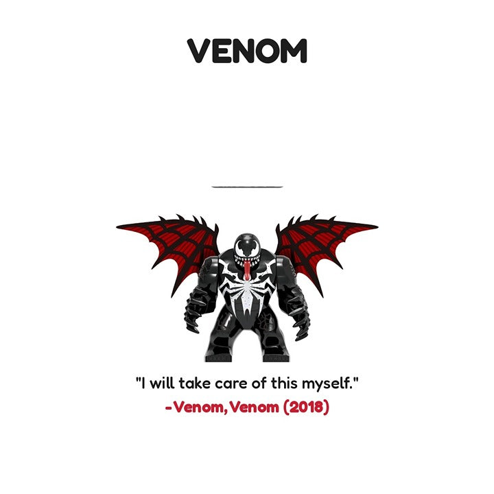 Winged Venom / Spider-Man 2 / Marvel / Minifigure / LEGO Compatible