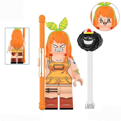 Battle Nami and Angry Zeus - One Piece - Minifigure - Lego Compatible