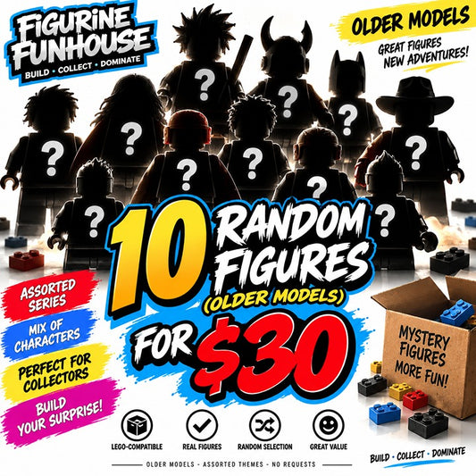 10 Random Minifigures  Lot / Older Models / LEGO Compatible / $30