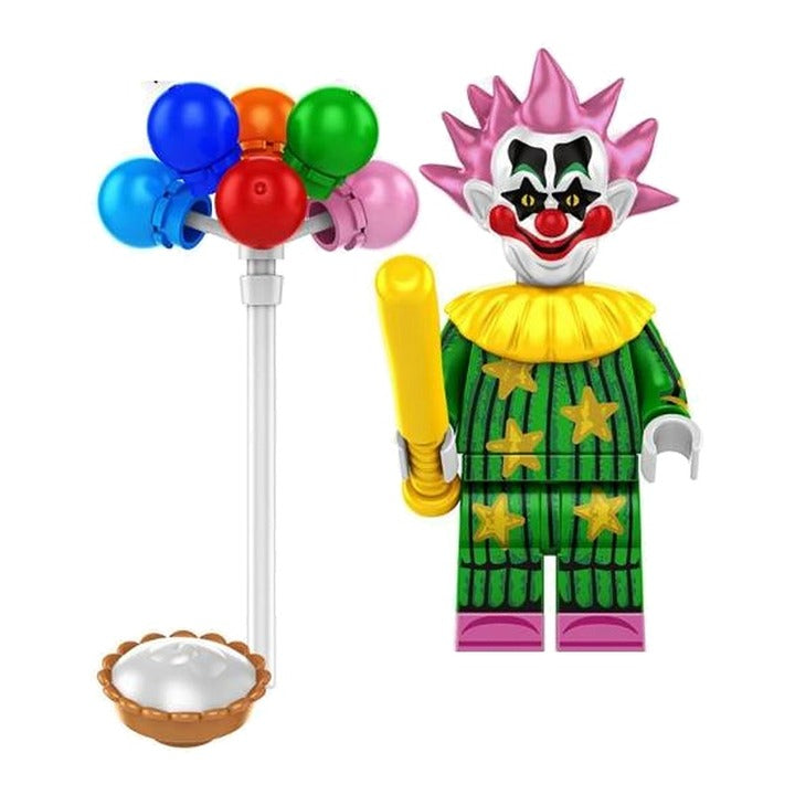 Killer Klown / Spiky Pink Hair / Killer Klowns / Minifigure / LEGO Compatible