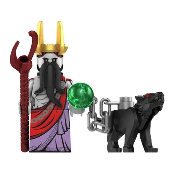 Hades / Greek God / Underworld / Hound / Mythology / Minifig / LEGO Compatible