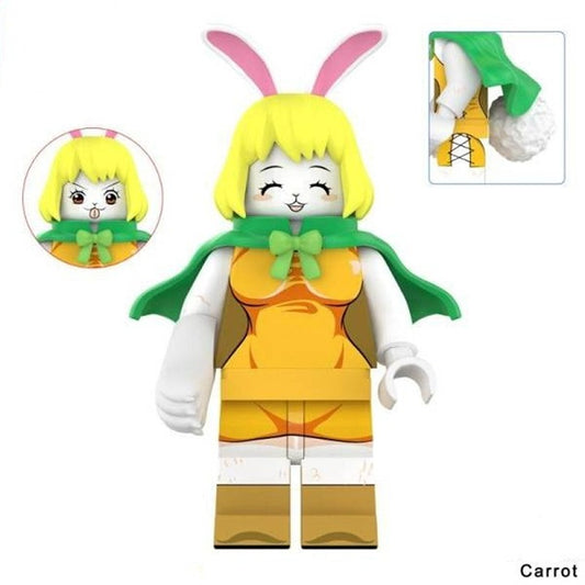 Carrot / Mink Tribe / Orange Bunny / One Piece / Minifigure / LEGO Compatible