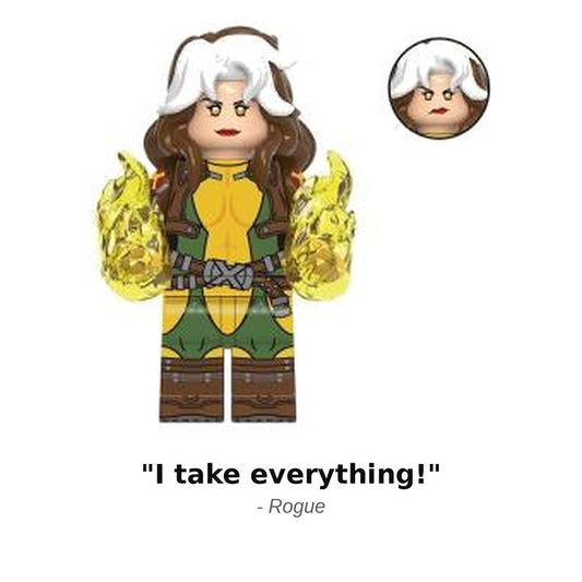 Rogue Marvel Rivals X-Men Minifigure / LEGO Compatible