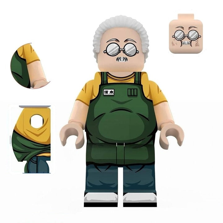Taro Sakamoto / Green Apron / Sakamoto Days LEGO compatible minifigure