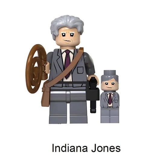 Old Man Indiana Jones / Dial of Destiny / Movie / LEGO-Compatible Minifigure