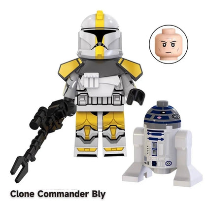 Commander Bly with Astromech / Clone Wars / LEGO Compatible