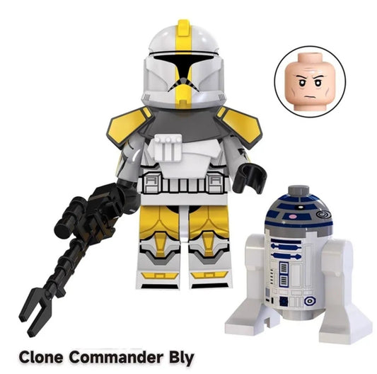 Commander Bly with Astromech / Clone Wars / LEGO Compatible
