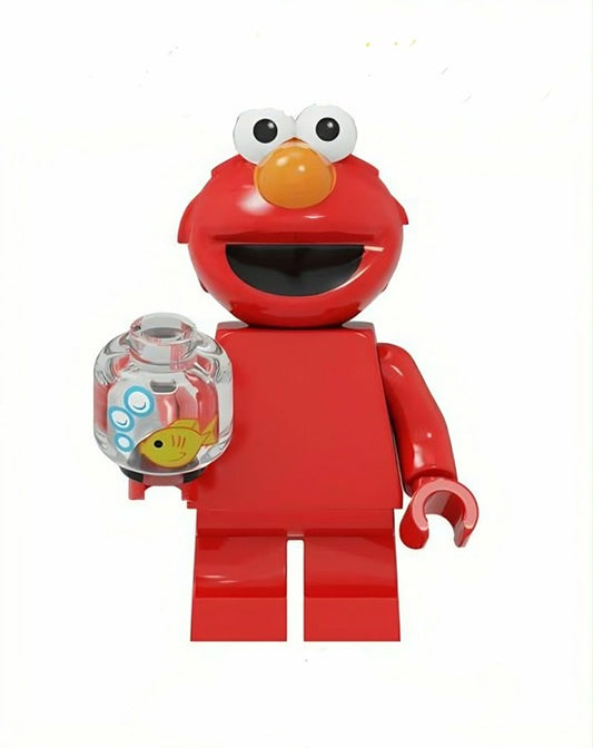 Elmo / Dorothy Fishbowl / Sesame Street / Minifigure / LEGO Compatible