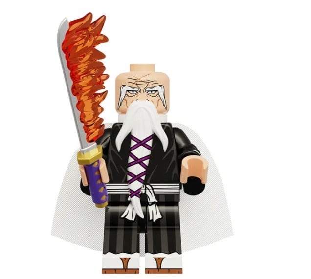 Genryusai Yamamoto / Captain Commander / Bleach LEGO compatible minifigure