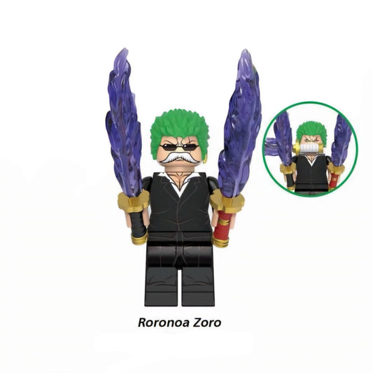Incognito Roanoa Zoro - One Piece - Minifigure - Lego Compatible