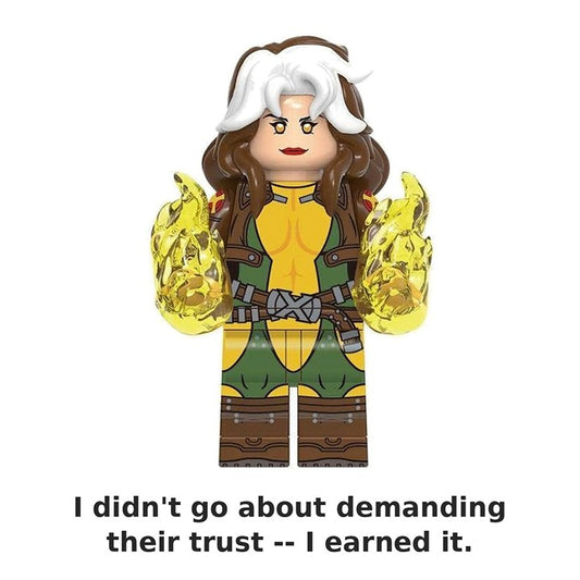 Rogue Marvel Rivals / Flaming Hands / X-Men / Minifigure / LEGO Compatible