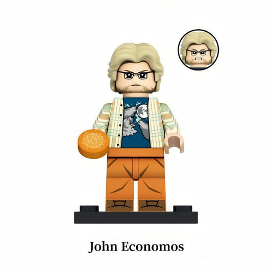 John Economos / Peacemaker / DC LEGO compatible minifigure